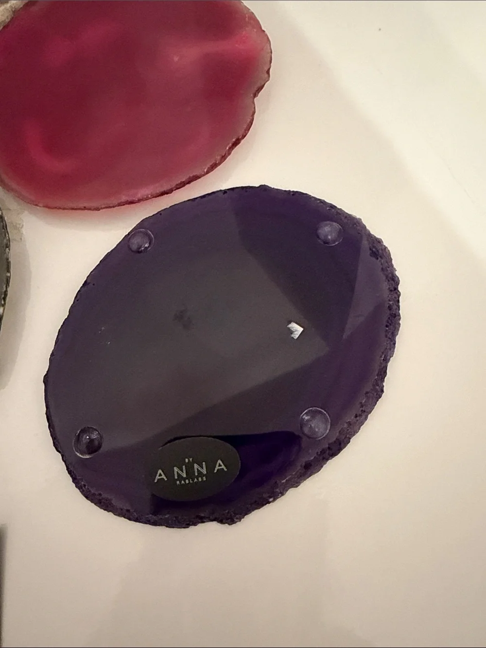 Stone coasters by Anna. Assorted made in Brazil